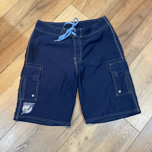 Tampa Bay Lightning Blue Swimsuit Men’s Size 30 - Picture 1 of 4
